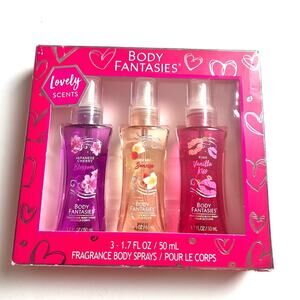 Body Fantasies Women's Three-Piece Classic LovelyBody Spray Set